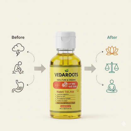 Ayurvedic Nabhi Oil – Buy 1 Get 1 FREE🔥
